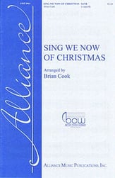 Sing We Now of Christmas SATB choral sheet music cover